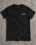 AMSW Logo Muscle Tee i sort med AMSW-logo