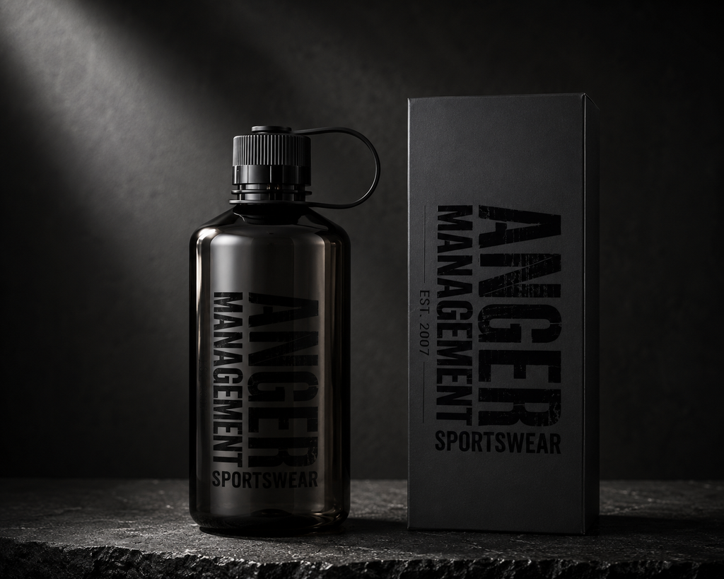 AMSW WATER BOTTLE | BLACK 1000ML — COMING SOON