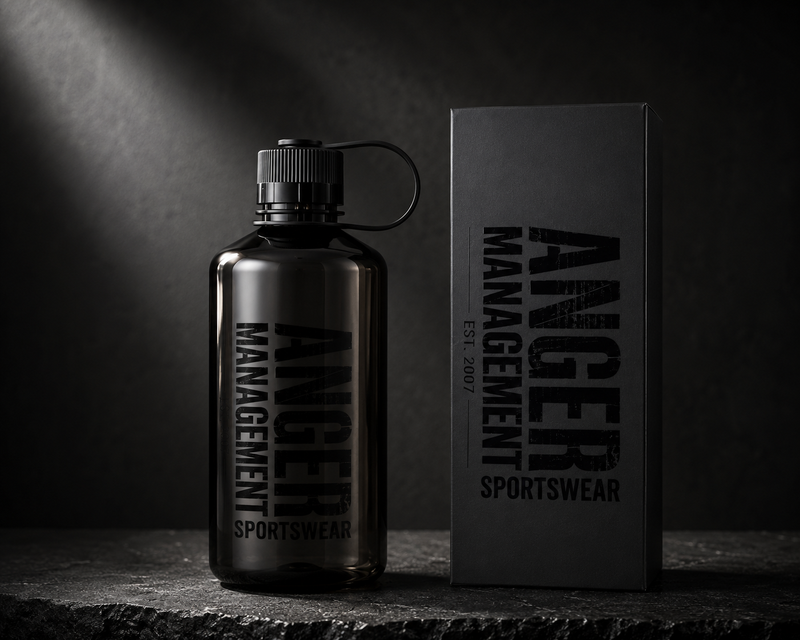 AMSW WATER BOTTLE | BLACK 1000ML — COMING SOON