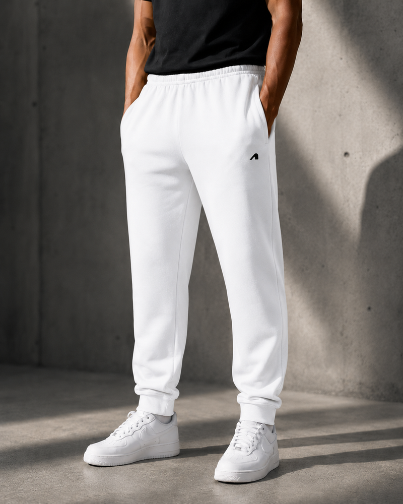 LOGO SWEATPANTS CLASSIC | WHITE