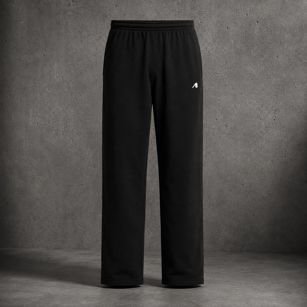 LOGO SWEATPANTS STRAIGHT LEG | BLACK