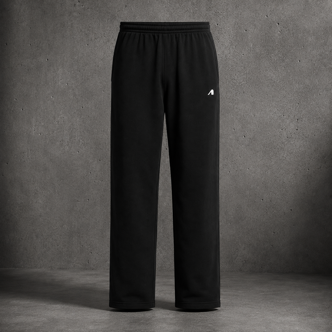 LOGO SWEATPANTS STRAIGHT LEG | BLACK