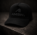 AMSW Trucker Cap – sort med sort AMSW-logo